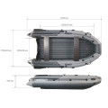 Лодка надувная Angler SKAT TRITON 370NDFi с интегрир. фальшбортом и пласт. транц в Уфе