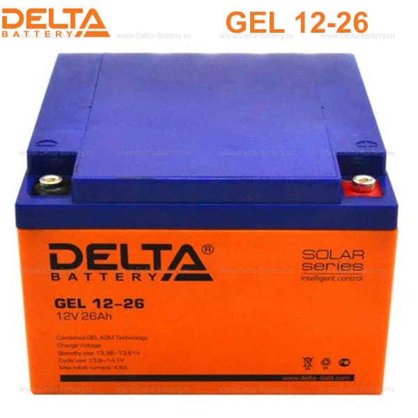 Аккумуляторная батарея Delta GEL 12-26 в Уфе