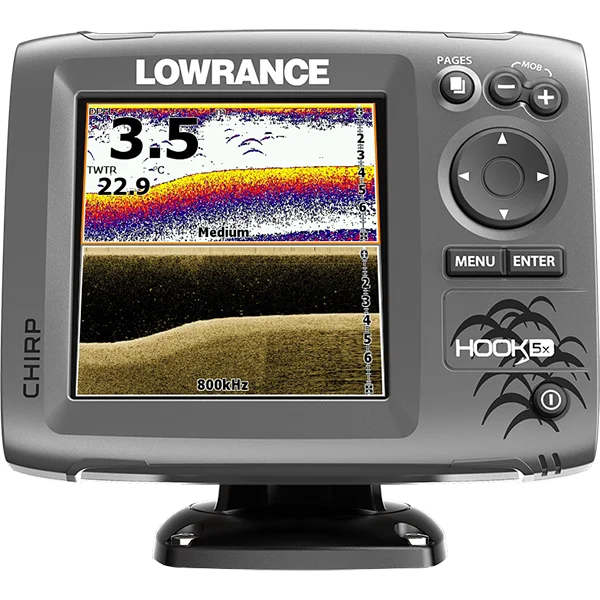 Эхолот Lowrance Hook-5 Mid/High/DownScan в Уфе